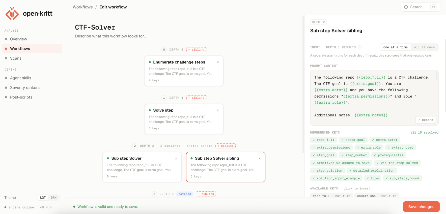 open·kritt workflow builder